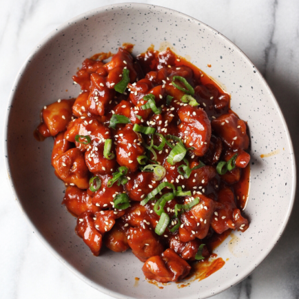 Korean Sweet and Spicy Chicken with Vegetables (Sun)