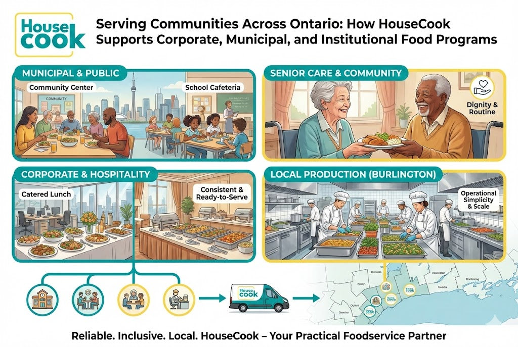 HouseCook Corporate Services being provided across Toronto