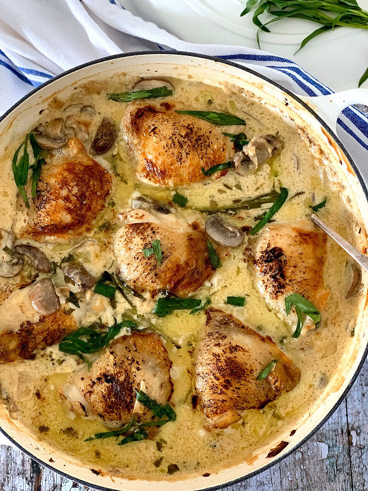 Tarragon Chicken with Vegetables (Sun)