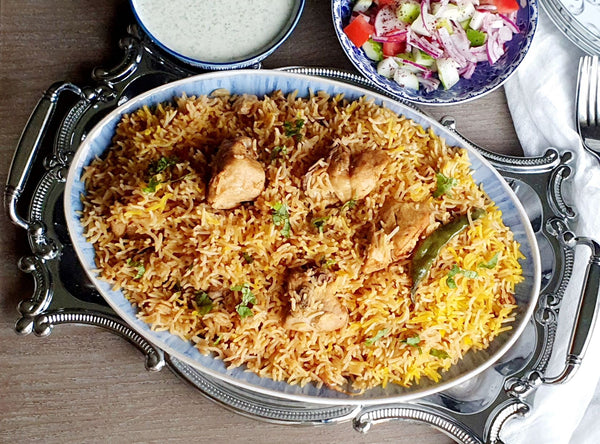 Chicken Angara Tikka Dum Pulao (Sun)