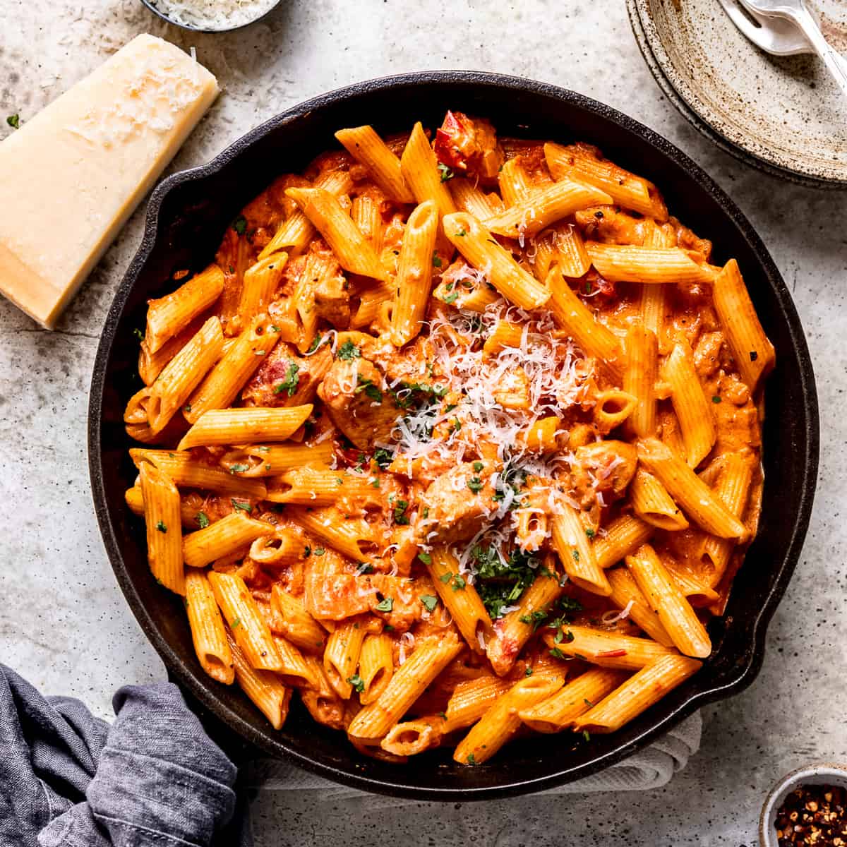 Creamy Cajun Pasta (Sun)