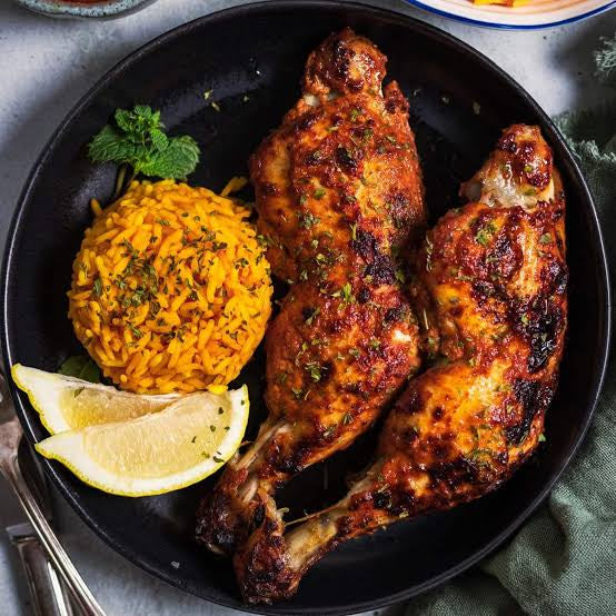 Tandoori Grilled Chicken with Garlic Rice (Sun)