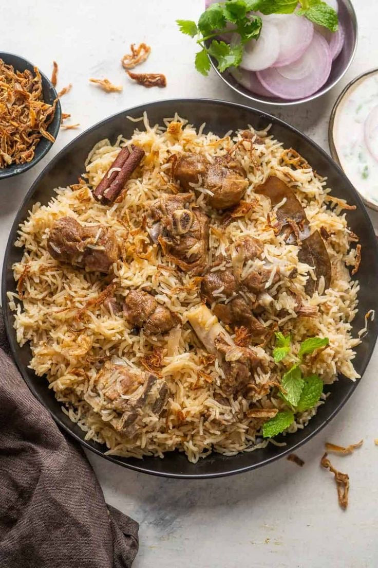 Punjabi Yakhni Chicken Pulao (Sun)