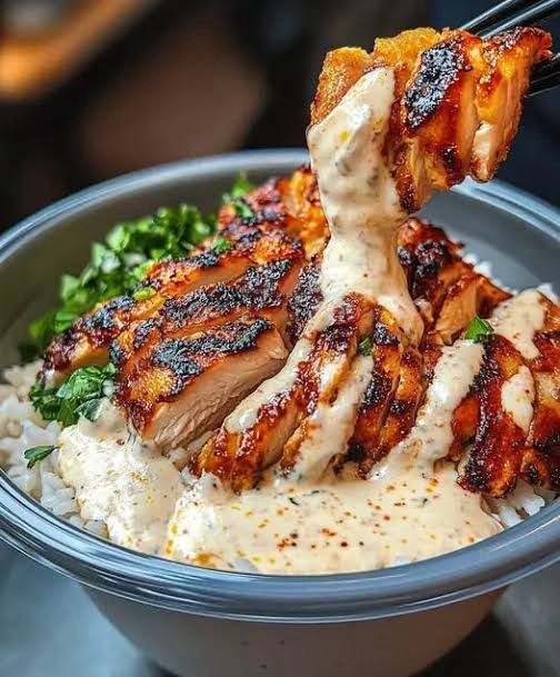 New: Garlic Cream Grilled Chicken with Rice (Sun)