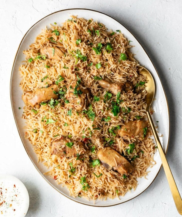 Chicken Pilaf (Achari Chicken Pulao) (Sun)