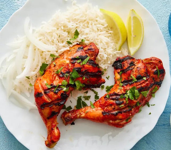 Tandoori Grilled Chicken with Garlic Rice (Sun)
