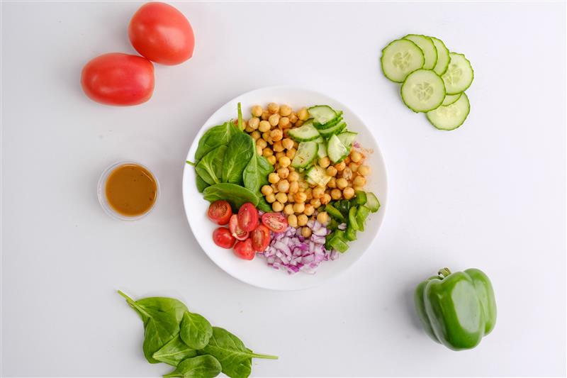 Chickpea Protein Salad (Sun)