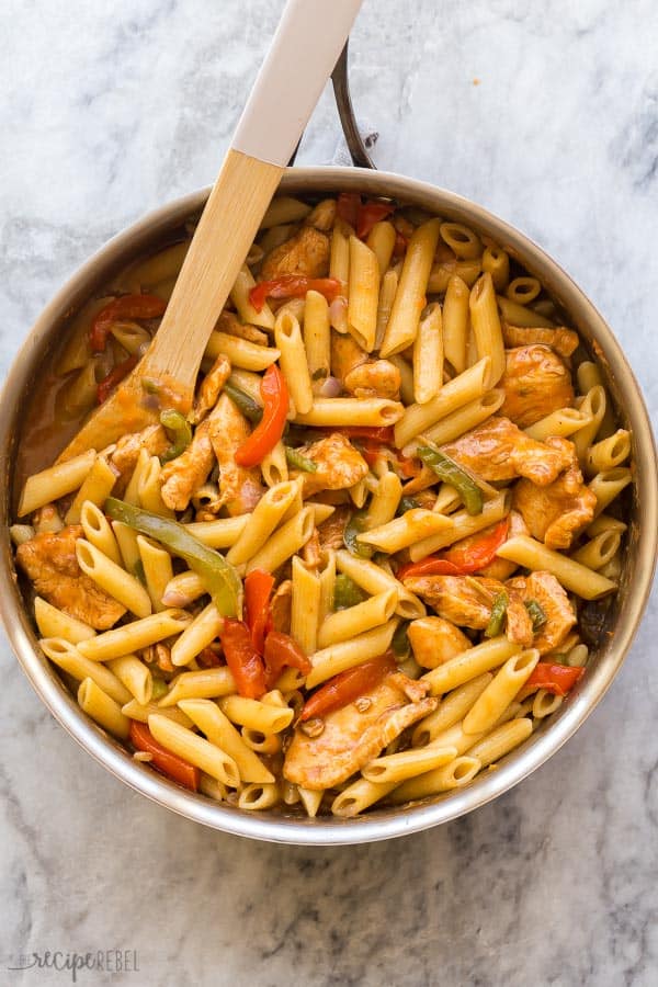 New: Chicken Fajita Pasta (Sun)