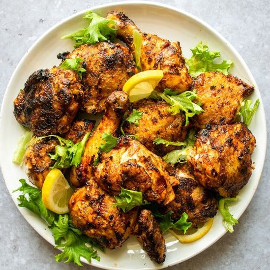 Grilled Harissa Chicken with Vegetables (Sun)