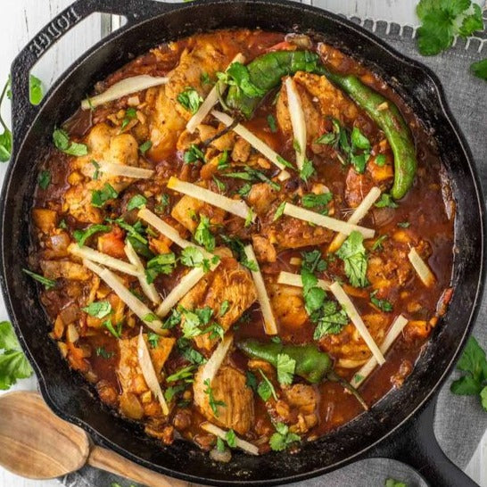 Chatkhara (Tangy) Ginger Chicken (Sun)