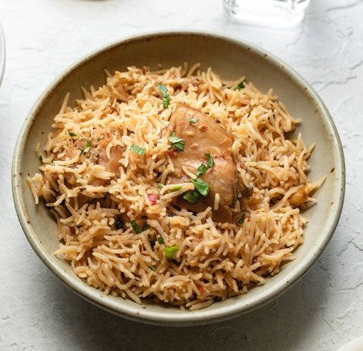 Chicken Pilaf (Achari Chicken Pulao) (Sun)