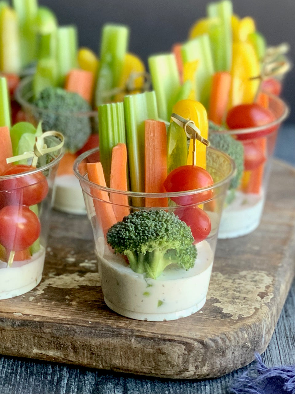 Vegetable and Dip Cups