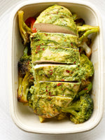 Coconut Cilantro Chicken with Roasted Vegetables